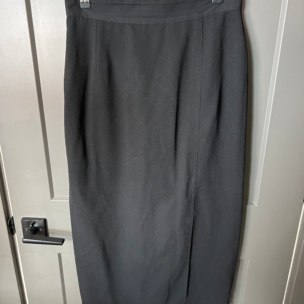 Express Midi Below Knee Skirt Black 11/12